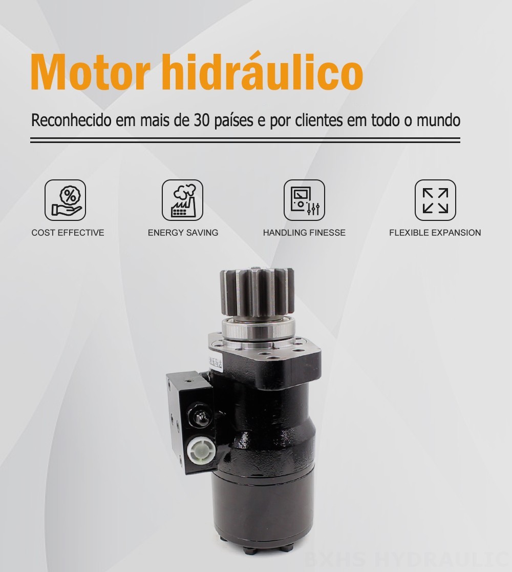 Motor Hidráulico Cicloidal BMR 50 cc/r 38 Lpm Motor hidráulico